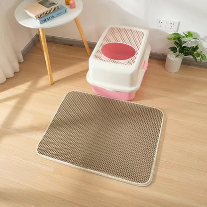 Waterproof Double-Layer Cat Litter Mat