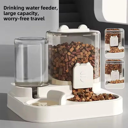 Automatic Gravity Pet Feeder & Water Dispenser