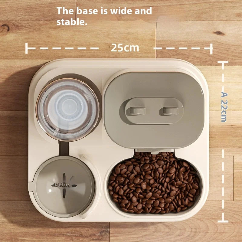 Automatic Gravity Pet Feeder & Water Dispenser