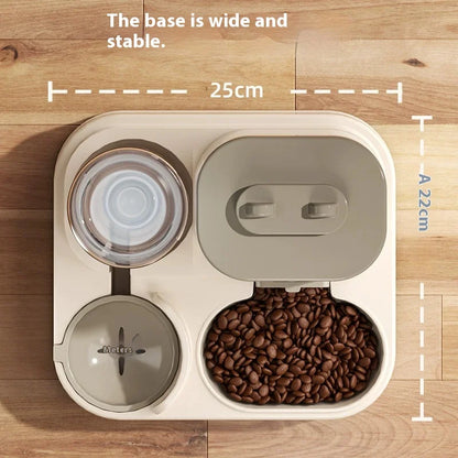 Automatic Gravity Pet Feeder & Water Dispenser