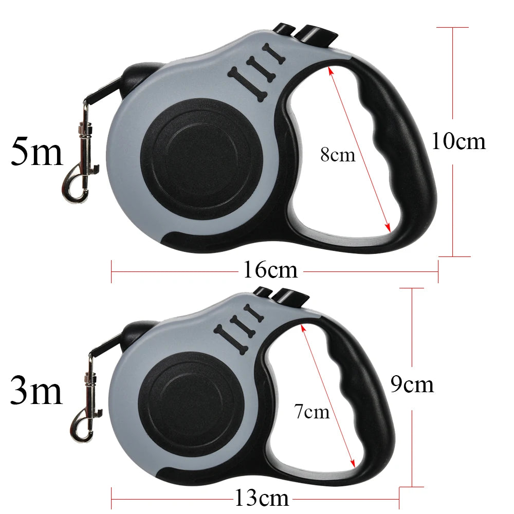 Retractable Nylon Dog Leash (3m/5m)