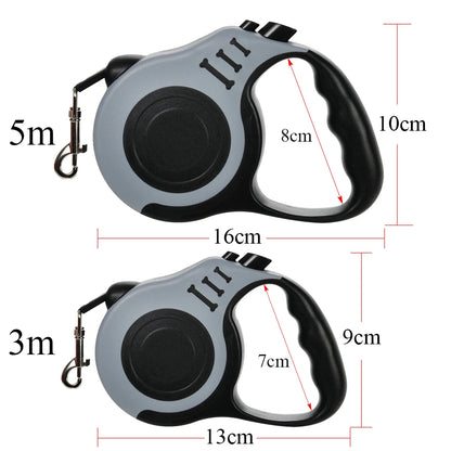Retractable Nylon Dog Leash (3m/5m)