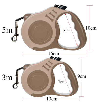 Retractable Nylon Dog Leash (3m/5m)