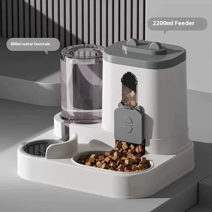 Automatic Gravity Pet Feeder & Water Dispenser