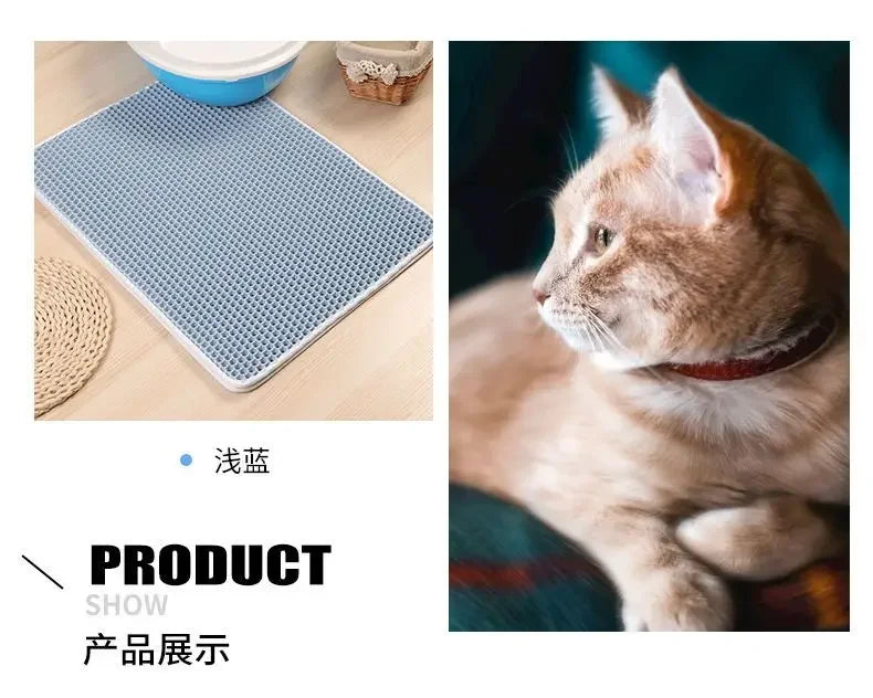 Waterproof Double-Layer Cat Litter Mat