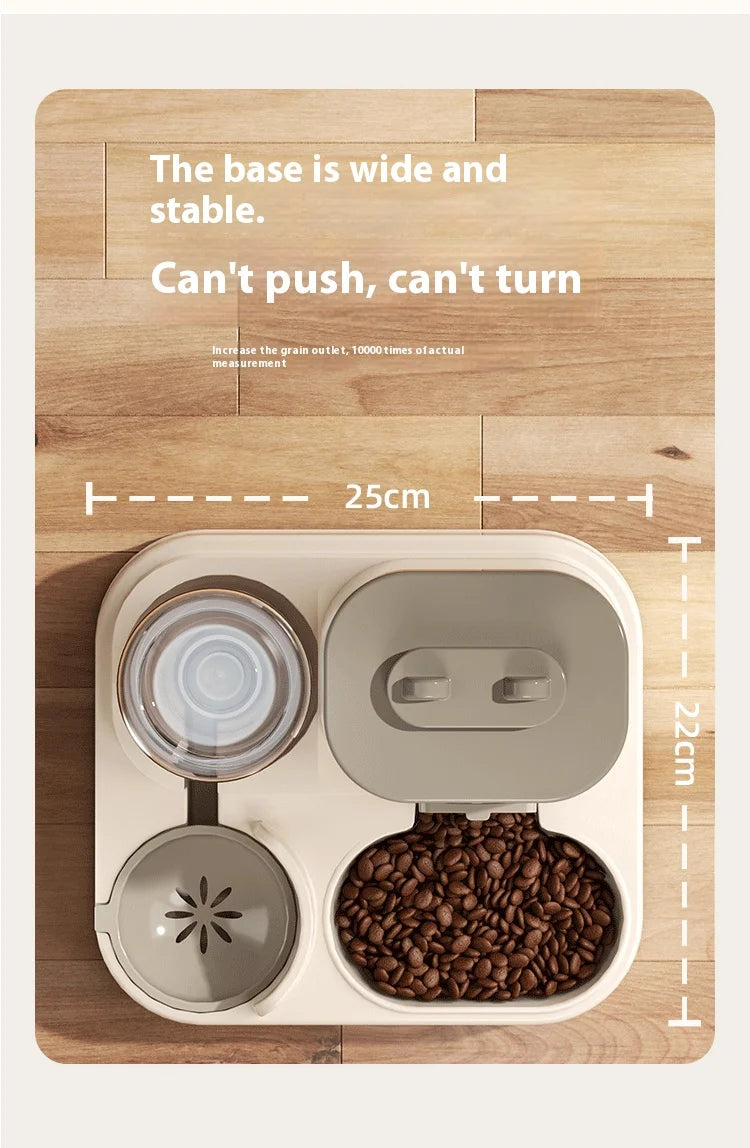 Automatic Gravity Pet Feeder & Water Dispenser