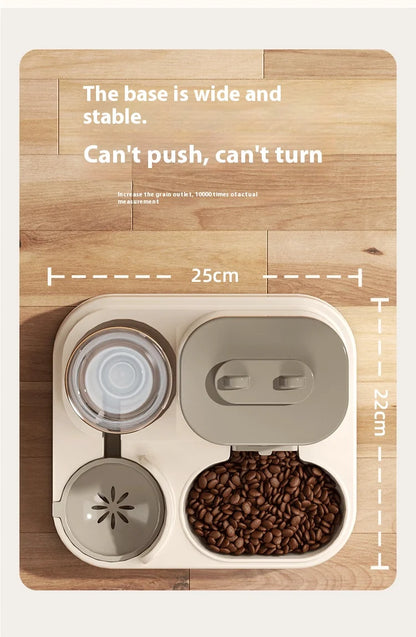 Automatic Gravity Pet Feeder & Water Dispenser