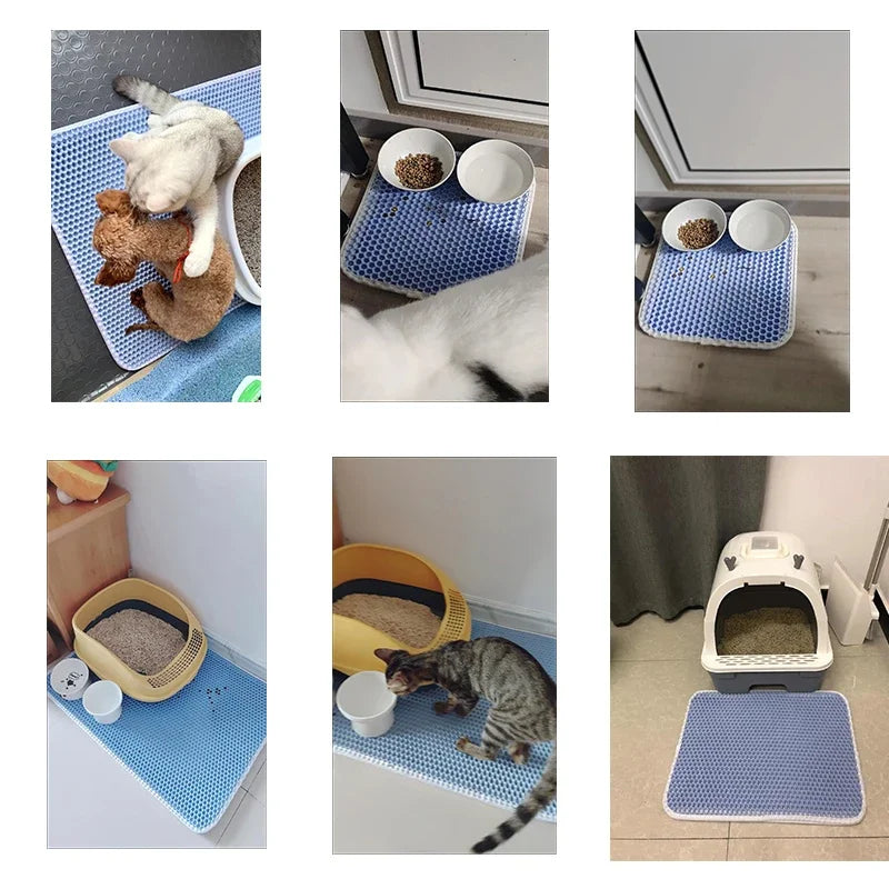 Waterproof Double-Layer Cat Litter Mat