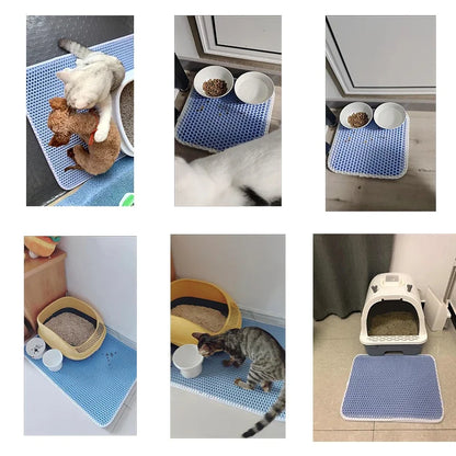 Waterproof Double-Layer Cat Litter Mat
