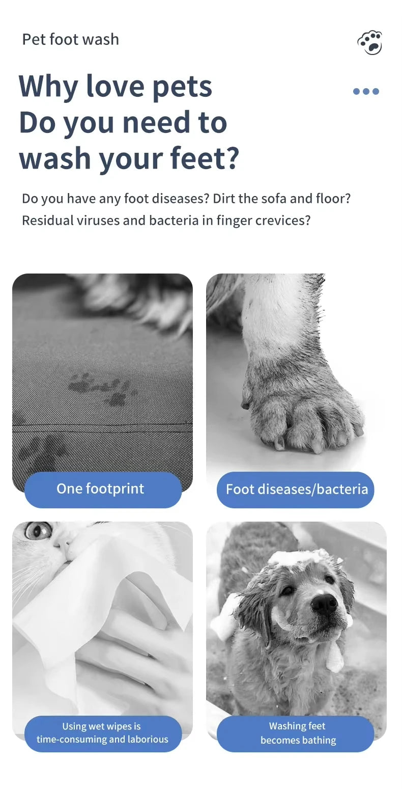 Portable Electric Pet Paw Cleaner