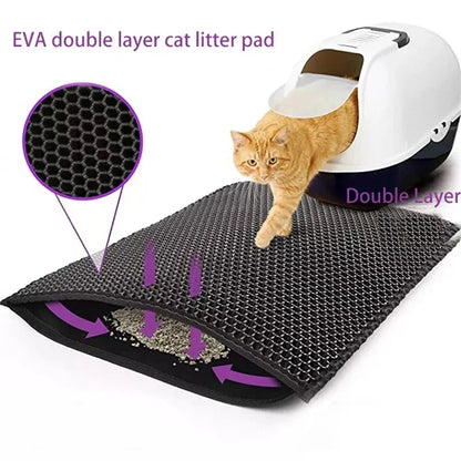Waterproof Double-Layer Cat Litter Mat