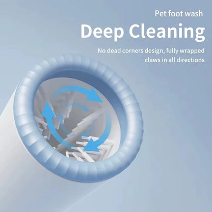 Portable Electric Pet Paw Cleaner - Quick, Quiet, and Waterproof Dog Foot Washing Machine